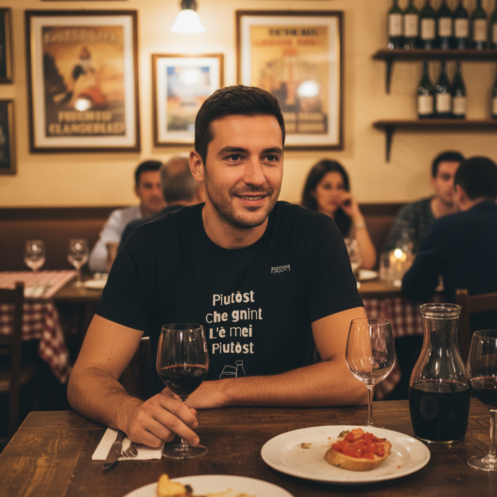 uomo seduto che indossa maglia nera piutost - mariminum